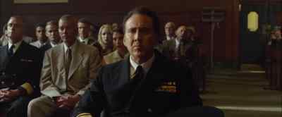 (Crowd chanting) McVay must pay!
McVay must pay! - USS Indianapolis: Men of Courage