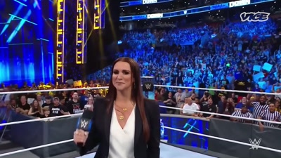 [ Crowd chanting
"Thank you, Vince" ] - The Nine Lives of Vince McMahon