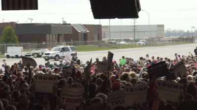 [crowd chanting]
Trump! Trump! Trump! - Trumped: Inside the Greatest Political Upset of All Time
