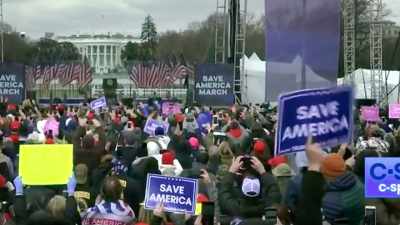 [crowd] (chanting)
Trump! Trump! Trump! - The Sixth