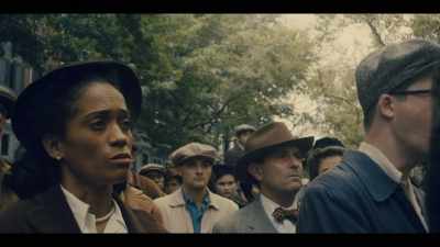 CROWD: (CHANTING)
Where is Lindbergh? - The Plot Against America