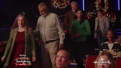 [crowd chattering] - Christmas in Tahoe
