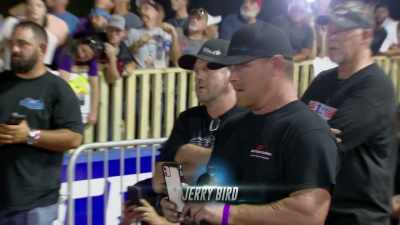 -[crowd cheering] -[Boosted
over PA] Jerry Bird... - Street Outlaws No Prep Kings Team Attack
