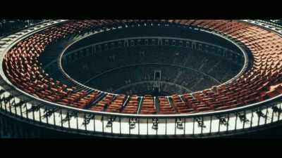 [crowd cheering, chanting] - Colosseum