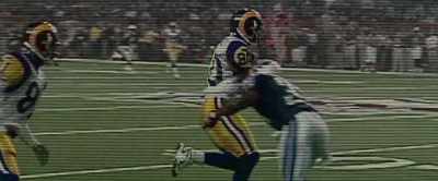 [CROWD CHEERING]
Going deep downfield, - American Underdog