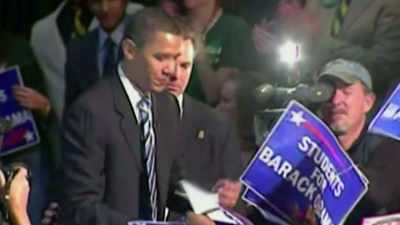 -(CROWD CHEERING)
-KROFT: You think
the country is ready - Obama: In Pursuit of a More Perfect Union