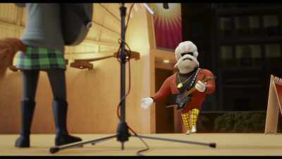 - [crowd cheering]
- [Lang laughs] - Rock Dog 2: Rock Around the Park
