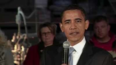 -(CROWD CHEERING)
-Let me tell you something, - Obama: In Pursuit of a More Perfect Union