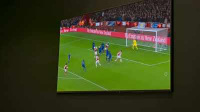 [crowd cheering on the TV] - All or Nothing: Manchester City