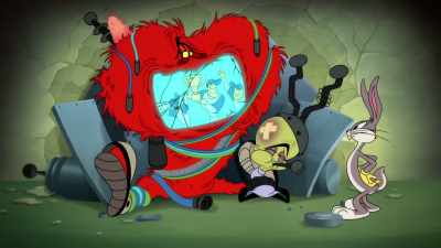 [crowd cheering on TV] - Looney Tunes Cartoons