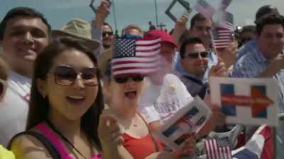 [crowd cheering] - The Accidental President