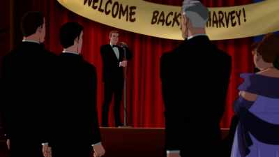 (CROWD CHEERING) - Batman vs  Two Face