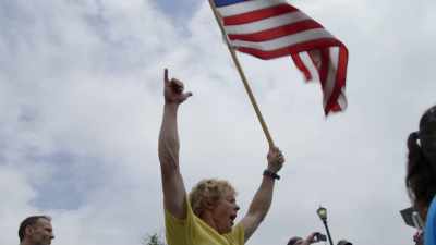 [crowd cheering] - Get Me Roger Stone