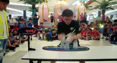 [crowd cheering] - Running with Speed