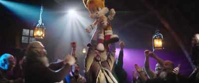 [crowd cheering] - Sonic the Hedgehog 2