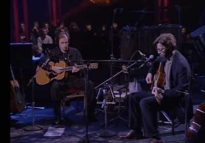 [crowd cheering] - Eric Clapton Unplugged… Over 30 Years Later