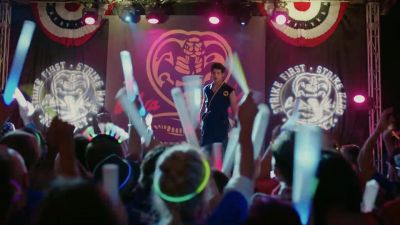 [CROWD CHEERING] - Cobra Kai