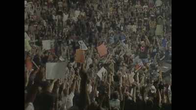 [crowd cheering] - Mr. McMahon