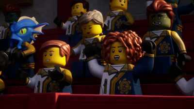 [crowd cheering] - LEGO Ninjago: Dragons Rising