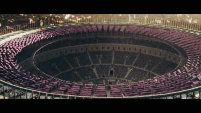 [crowd cheering] - Colosseum