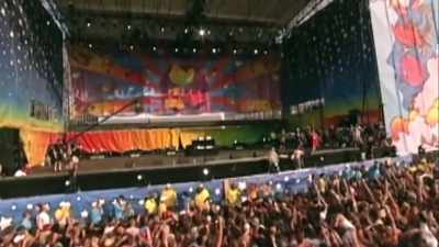 (CROWD CHEERING) - Woodstock 99: Peace Love and Rage