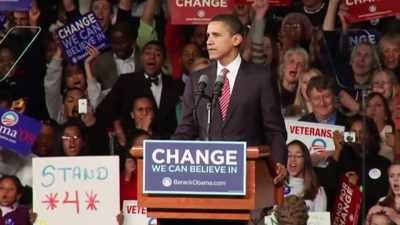 (CROWD CHEERING) - Obama: In Pursuit of a More Perfect Union
