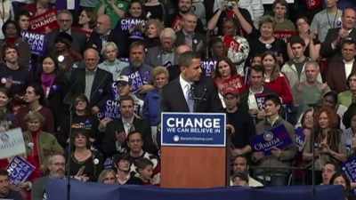 (CROWD CHEERING) - Obama: In Pursuit of a More Perfect Union