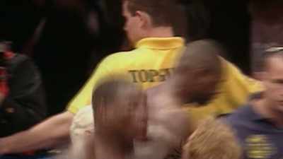 (crowd cheering) - Bruno v Tyson