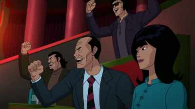[crowd cheers] - Batman: Soul of the Dragon