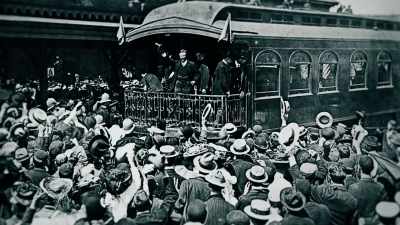 [crowd cheers] - Theodore Roosevelt