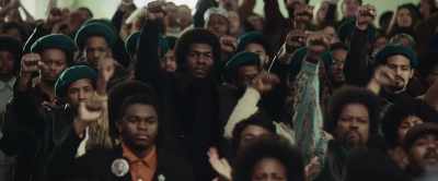 -[crowd cheers]
-[upbeat drumming] - Judas and the Black Messiah