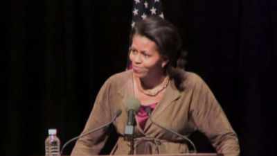 -(CROWD CHUCKLES)
-You don't see - Obama: In Pursuit of a More Perfect Union