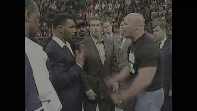 [crowd clamoring] - Mr. McMahon