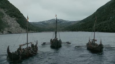 (CROWD CLAMORING) - Vikings