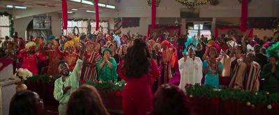 [crowd clapping and cheering] - Christmas in Lagos