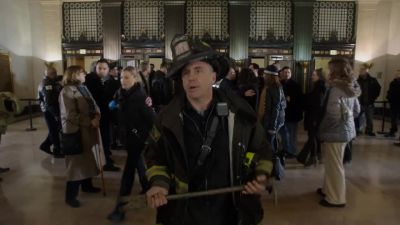 Crowd control. Great. - Chicago Fire