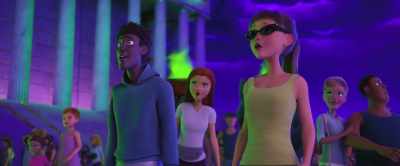 - [crowd exclaiming]
- [camera clicks] - Scoob!