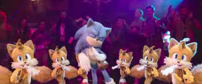 [crowd exclaims] - Sonic the Hedgehog 2