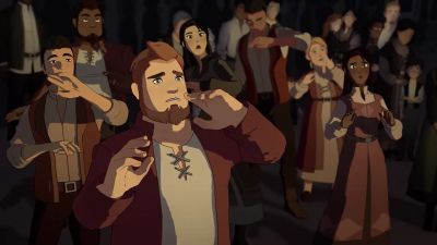 [crowd gasping] - The Dragon Prince