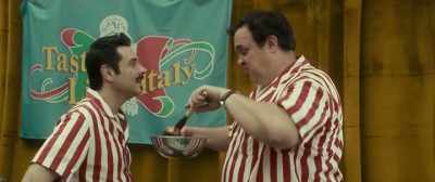 - (CROWD GASPING)
- Well, your mother's sauce - Little Italy