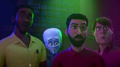 - (crowd gasps)
- (dance music stops) - Megamind vs. the Doom Syndicate
