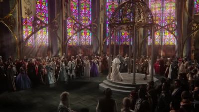 [ Crowd gasps, murmuring ] - Once Upon a Time