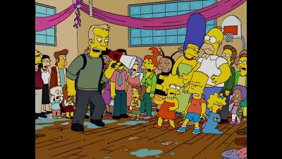 (crowd gasps) - The Simpsons