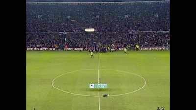 [crowd]
♪ Glory, glory Man United♪ - Fever Pitch: The Rise of the Premier League