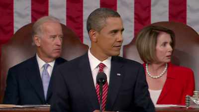 (CROWD INDISTINCT CHATTER) - Obama: In Pursuit of a More Perfect Union