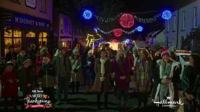 (crowd laughing) - Christmas at Castle Hart
