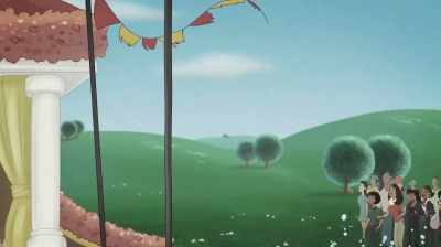 [crowd laughing] - Curious George: Royal Monkey