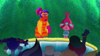 [ crowd mumbling ] - Trolls: TrollsTopia