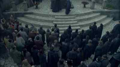 [ crowd murmuring ] - The Outpost