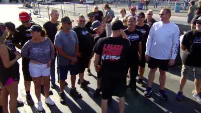 [crowd murmuring] - Street Outlaws No Prep Kings Team Attack